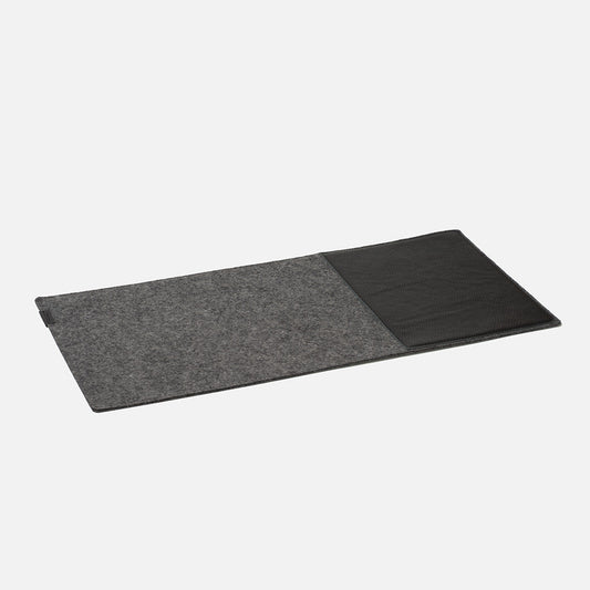 Leather & Wool Felt Desk Pad